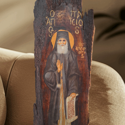 Εικόνα Αγίου Παισίου Χειροποίητη!