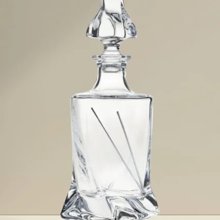Κρυστάλλινη Καράφα Γάμου Πολυτελείας – Elegant Design με Πώμα