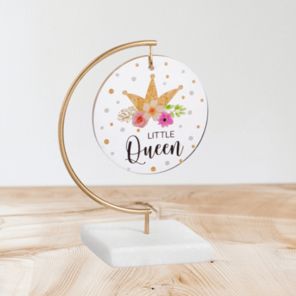 Μπομπονιέρα Βάπτισης Διακοσμητικό Plexiglass «Little Queen»